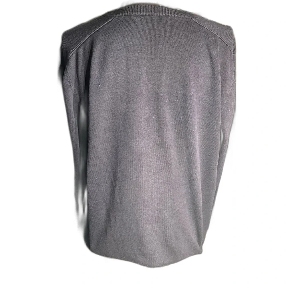 Nautica Men's/Unisex Navy Blue 100% Cotton Soft Crewneck Sweater Size Large
